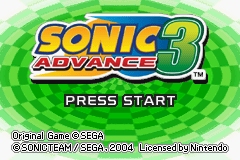 Sonic Advance 3 screenshot 3 for GameBoy Advance